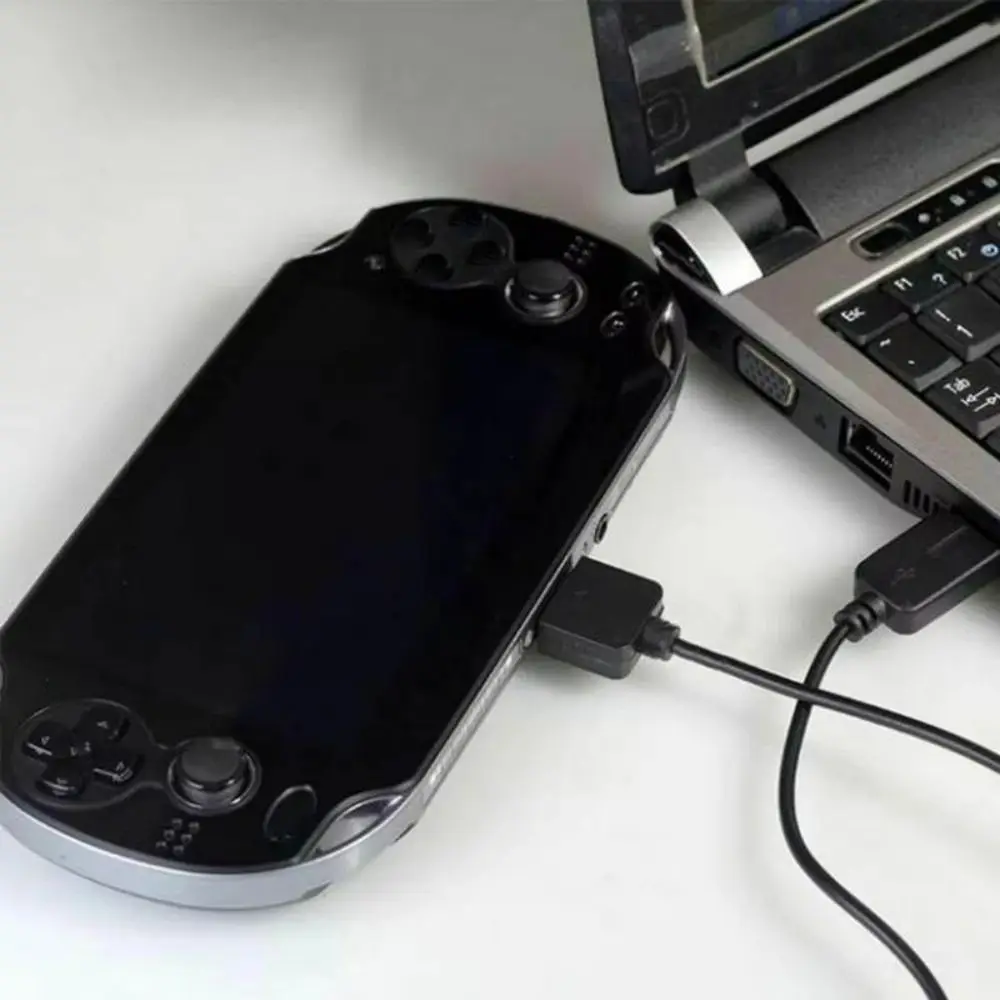 Data Sync Game Console Charging Cable USB-A Connector Charging Function Data Cable Flexible Cable for PSVITA1000