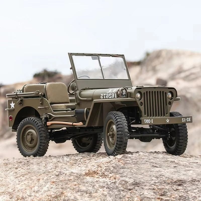 

RC 4WD FMS 1:6 Climber 2.4G 1941MB SCALER Willis Супер большой автомобиль с дистанционным управлением, электрическая модель игрушечного автомобиля, подарок для взрослых