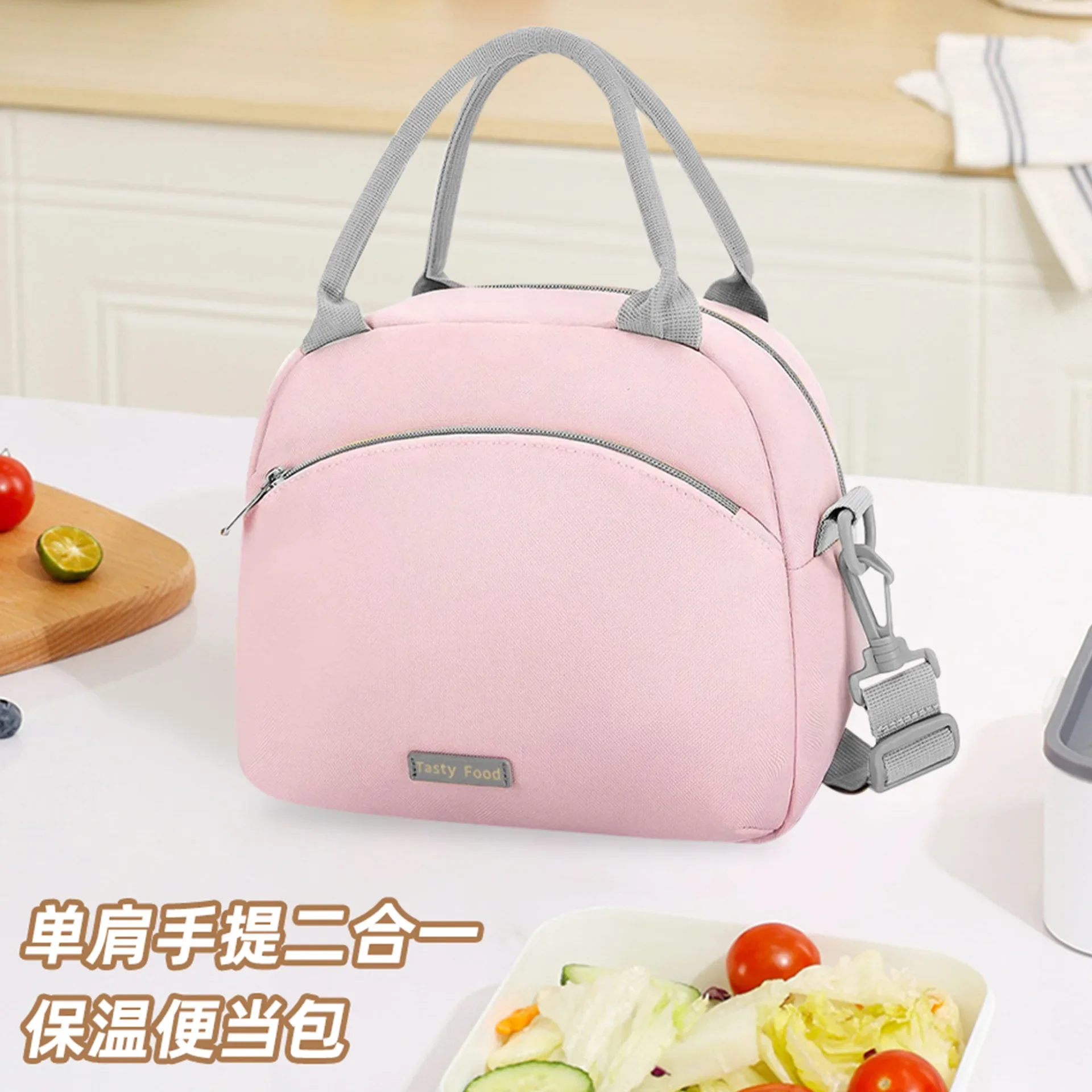 

Портативная сумка для хранения еды для ужина, пикника, сумка для сохранения тепла, сумка для обеда, изоляционный пакет, алюминиевая фольга, сумка для риса, пакет со льдом для еды