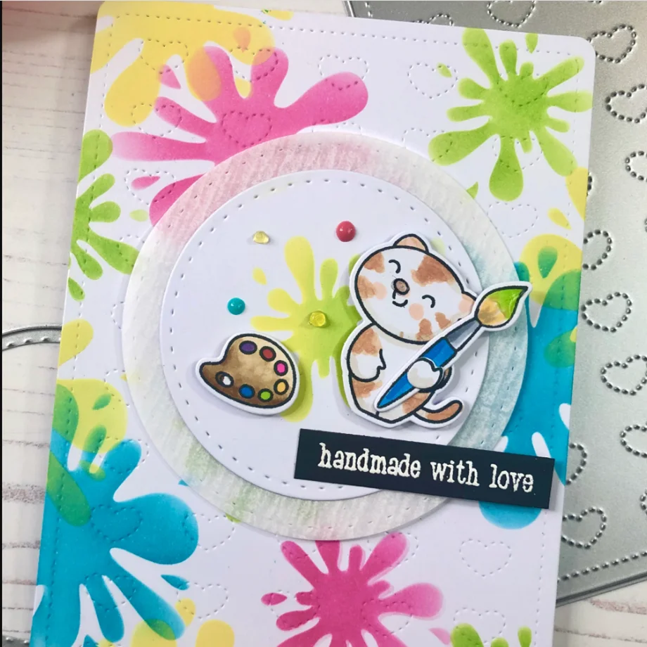 2023 nowy kot kreskówkowy przezroczysty stempel silikonowy/dla DIY Scrapbooking karty/ozdobny album na zdjęcia wyczyść pieczęć