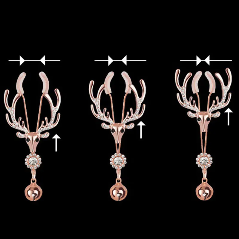 سبائك الزنك الغزلان النمذجة الحلمة المشابك SM الأزواج الجنسي تحفيز البظر إغاظة الحلمة يمزح العقاب الدعائم لوازم