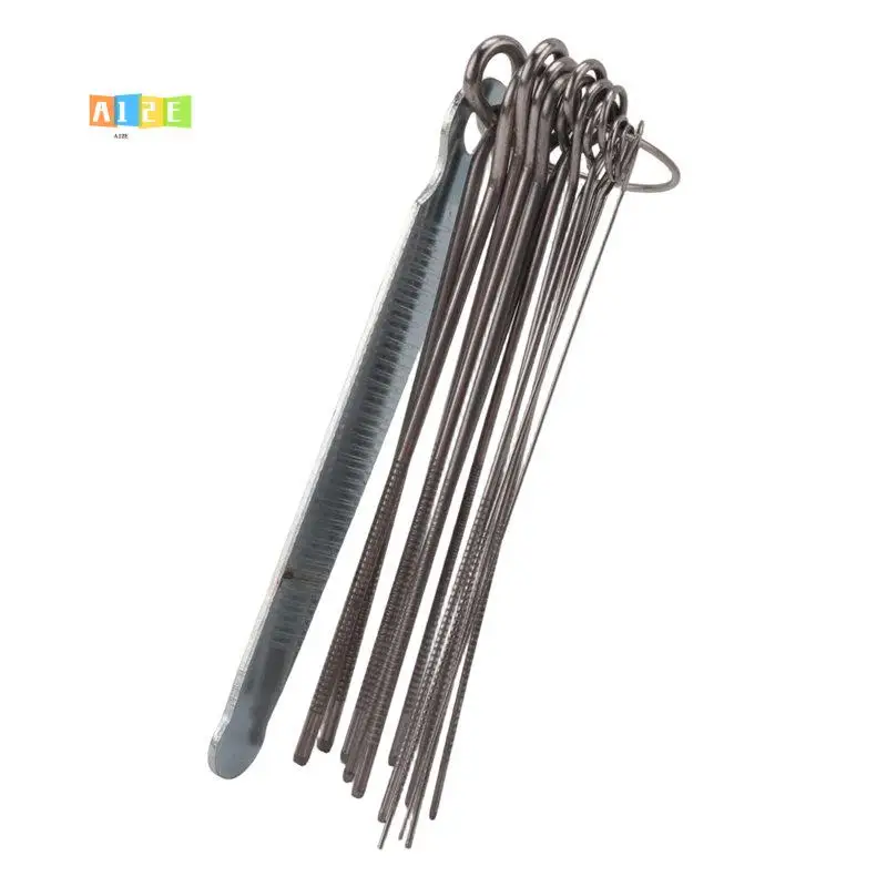 A12E-Guitar Piano Pillow Sharpening File Upper File Set For Grinding And Deepening String Groove Guitar Repair Tool