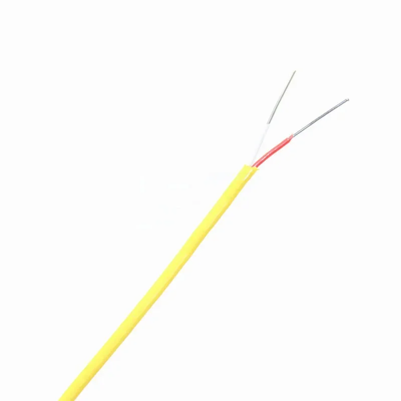 Yellow Color  2*0.3mm J Type PTFE Thermocouple Wire