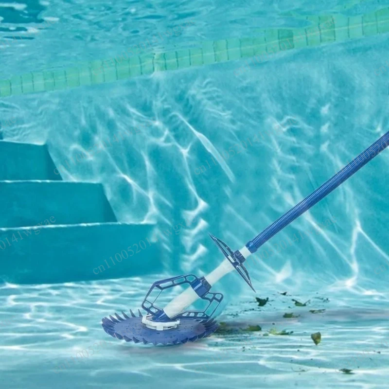 Automatic Pool Vacuum Cleaner, Creepy Crawler Sweeper with 33FT Hoses, Navy Blue & White