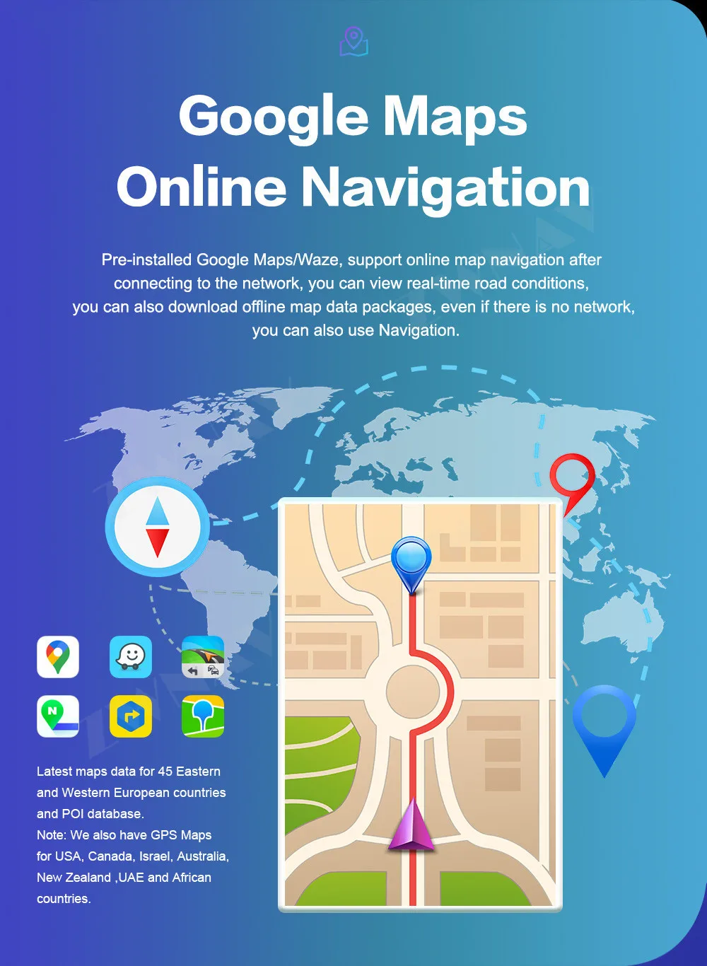 Unidad principal estéreo de Audio AutoRadio Android 13 reproductor Multimedia de DVD para coche navegación GPS para Toyota Tundra Sequoia 2013-2020