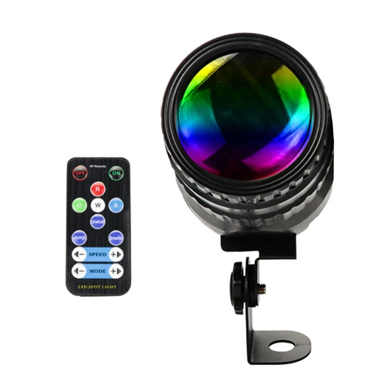 AB09-20W Pinspot Light con telecomando, faretto da discoteca a specchio ultra luminoso, luce da palco per DJ Disco Bar Club Show