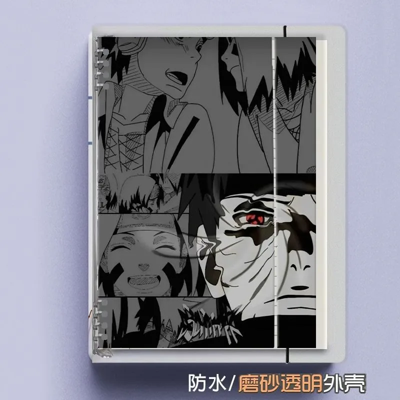 Japanese Manga Naruto Cool Waterproof Matte A5 Notebook Male and Female Students Homework Records Daily Life Linear Notebook