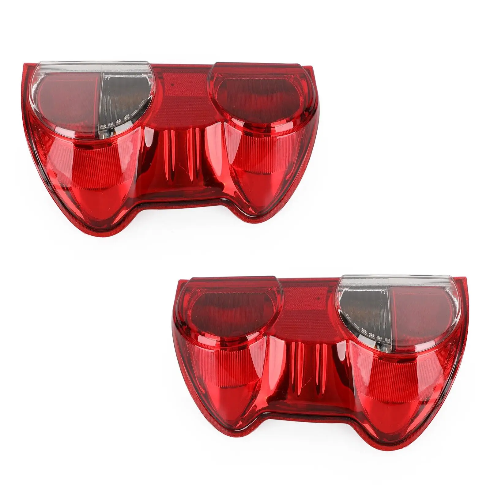 

Left+Right Tail Light Rear Lamp Clear Red Lens For Nissan NV200 2013-18 D1