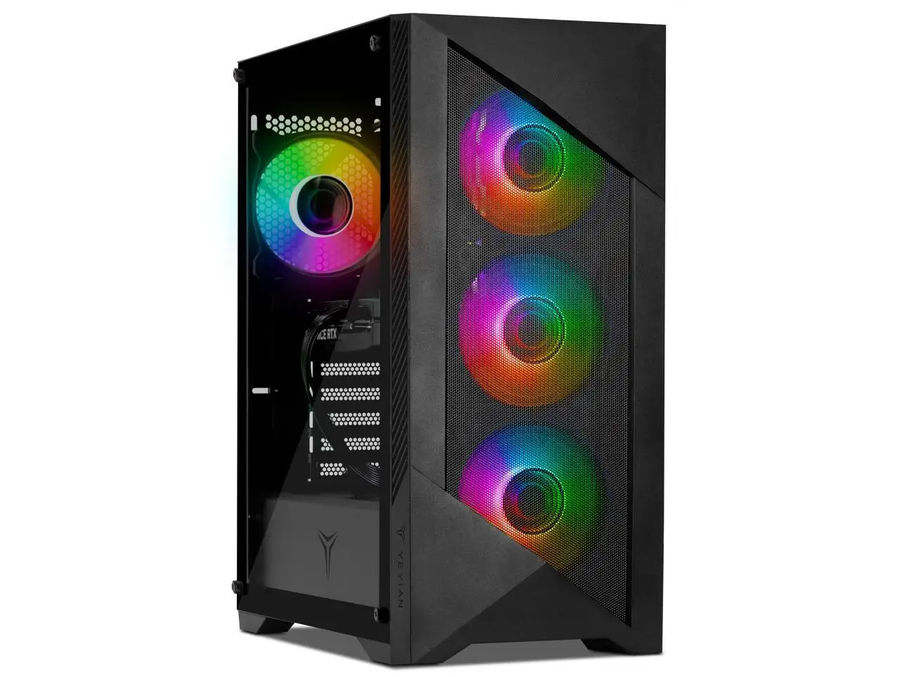Yeyian Gaming Desktop Pc Ypi-Ed44F0B-5601N Intel Core I5-14400F 16Gb Ddr5 1Tb Nvme Ssd Geforce Rtx 5060 Windows 11 Home