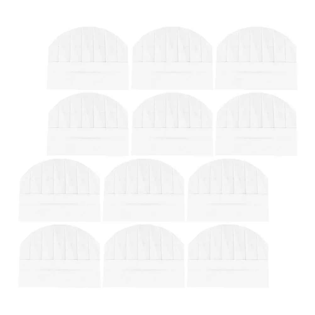 12 szt. Papierowych czapek kucharskich, wygodne, małe, jednorazowe czapki do gotowania, czapki uniformowe do odgrywania ról kucharza, papierowa czapka kucharska.