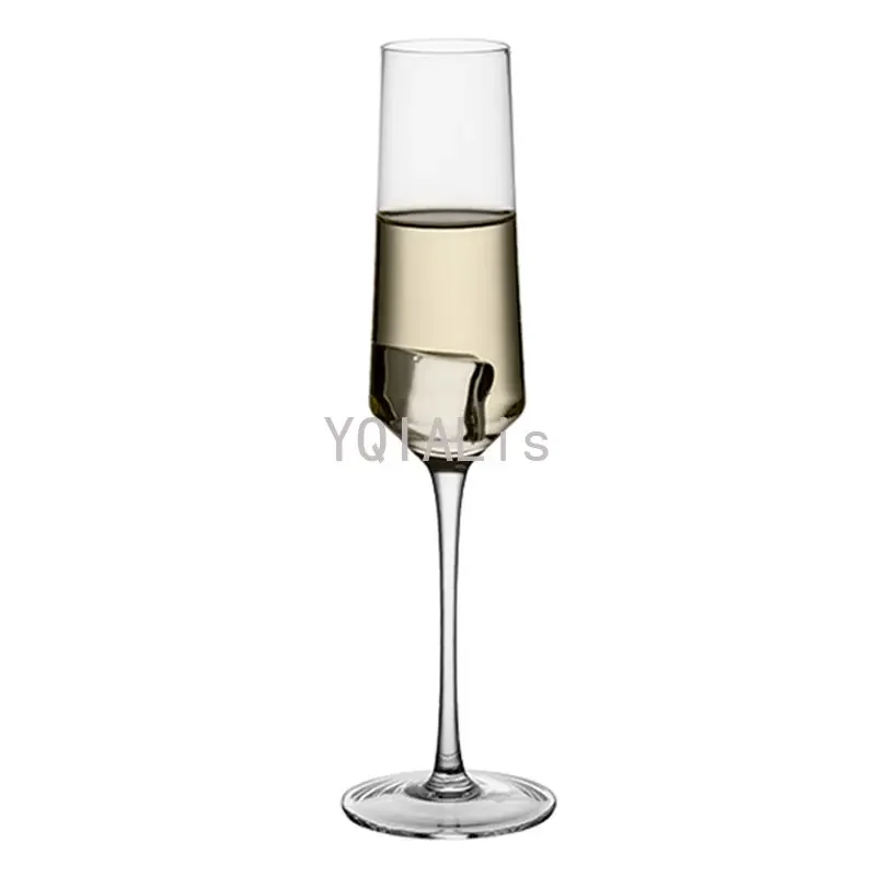 100-200Ml Goblet Champagne Glass Unleaded Crystal Wine Cup Sweet Wine Glass Sparkling Wine Glass Bar Family Drinkware