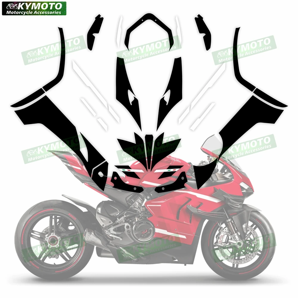 

For DUCATI V4 PANIGALE Superleggera motorcycle accessories tail wing fairing accessories decal body cover protection sticker