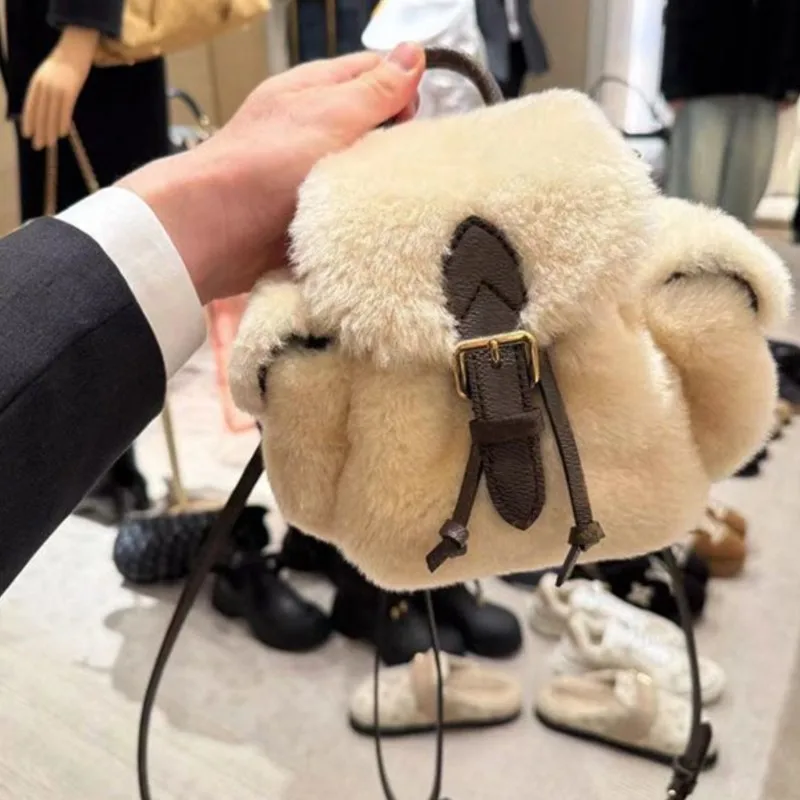 حقيبة ظهر JIAERDI ريترو من القطيفة للنساء على الطراز الياباني بأزرار جلدية مدمجة لطيفة حقيبة ظهر للسيدات على الموضة للتنقل Mochilas Mujer