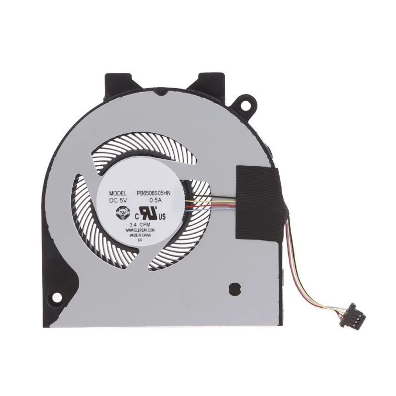 1Piece Replacement CPU Cooling Fan for DELL 5480 5482 5488 5580 Notebook Radiator DC5V 0.5A 4Pin 4wire Laptop