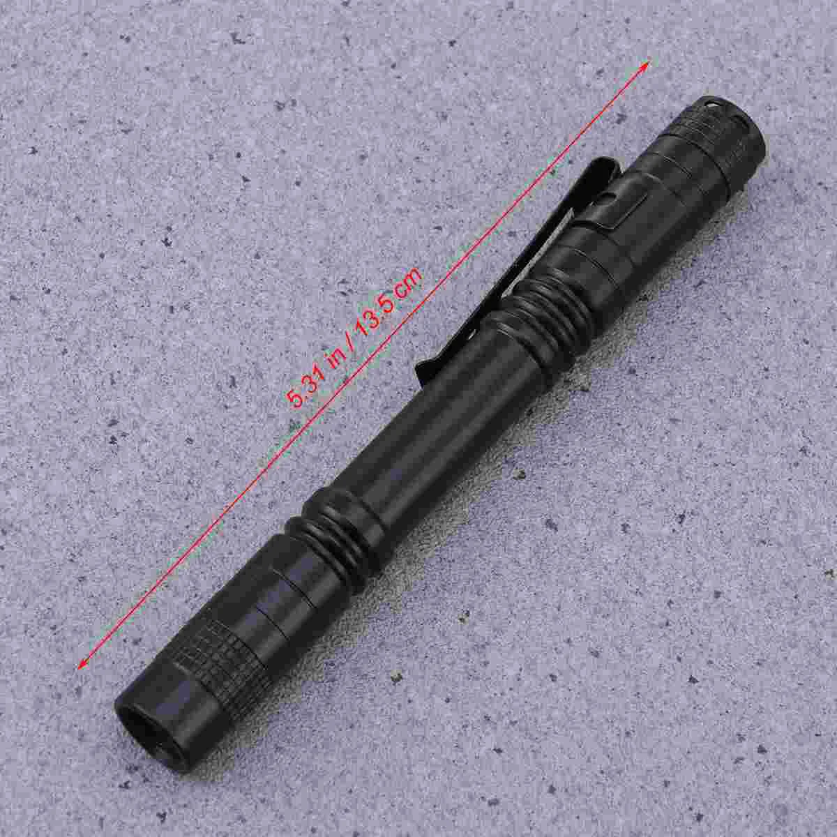 Mini torcia tascabile alimentata a penna LED ultra luminosa con clip per torcia Mini torcia da 133 mm