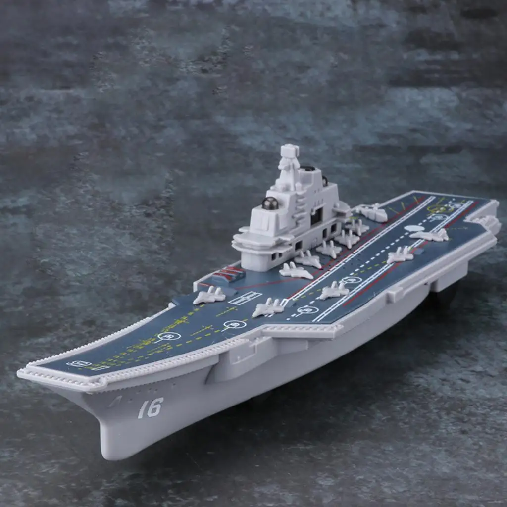 Warships Navy Aircraft Carrier Military Ship Boat Model Speedboat Water Toys