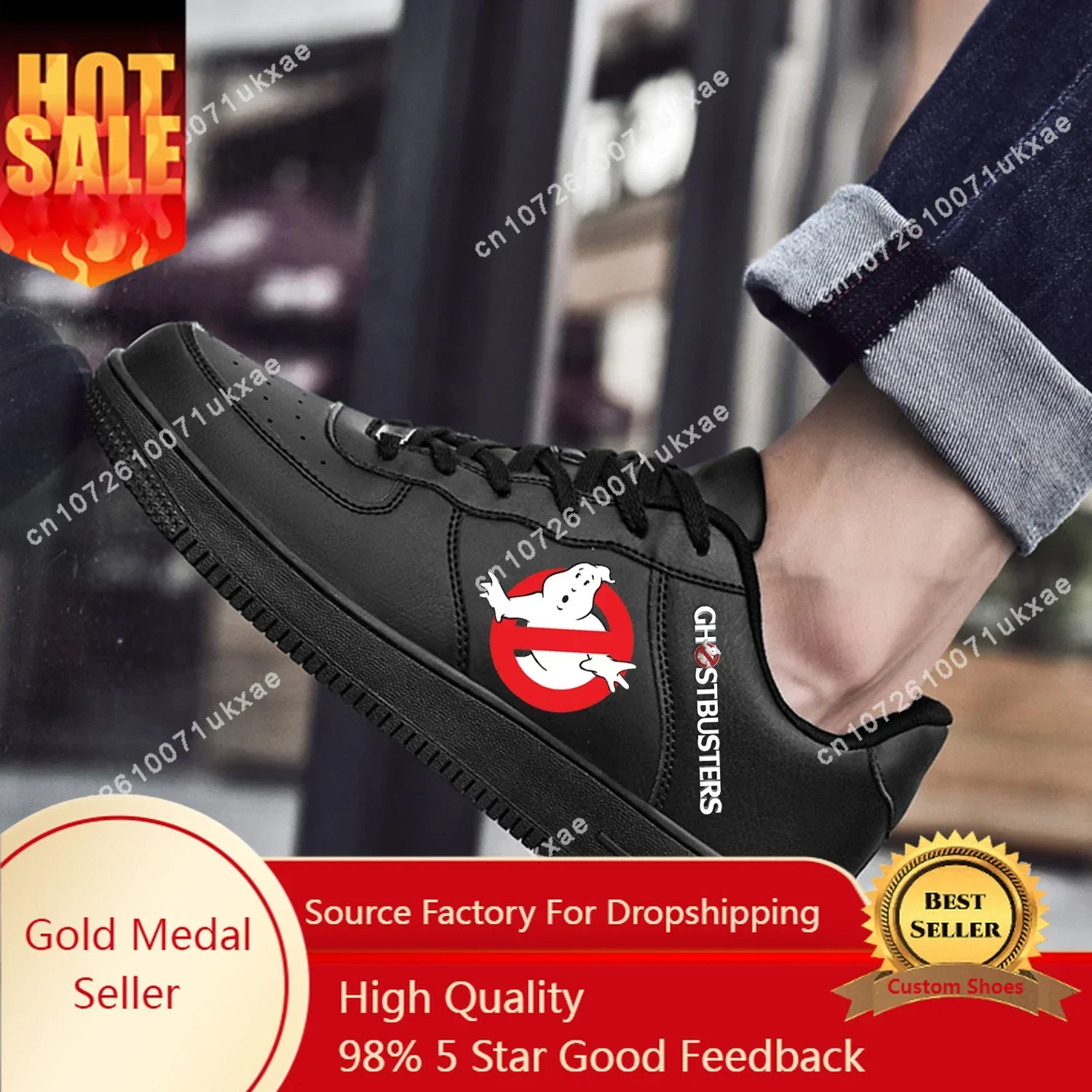 

G-Ghostbusters shoes AF Basketball Mens Women Sports Running High Quality Flats Force Sneakers Lace Up Mesh Customized Made Shoe