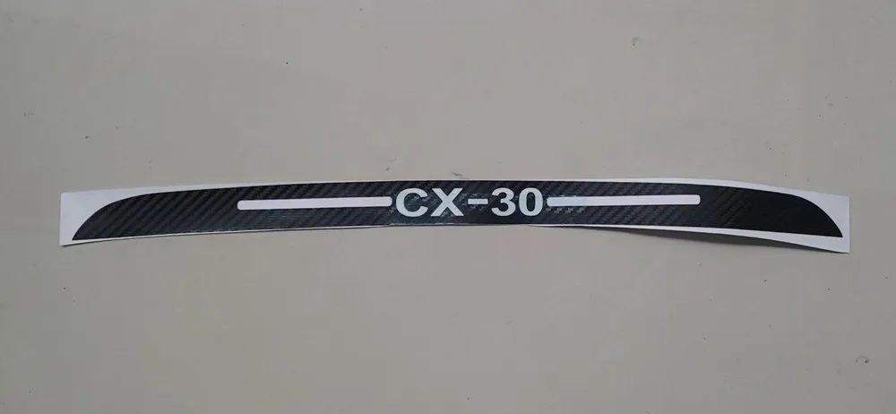 For Mazda CX30 Mazda CX-30 2024 Car Accessories High Mounted Brake Light Sequin Dedicated Tail Decorative Sticker Protection