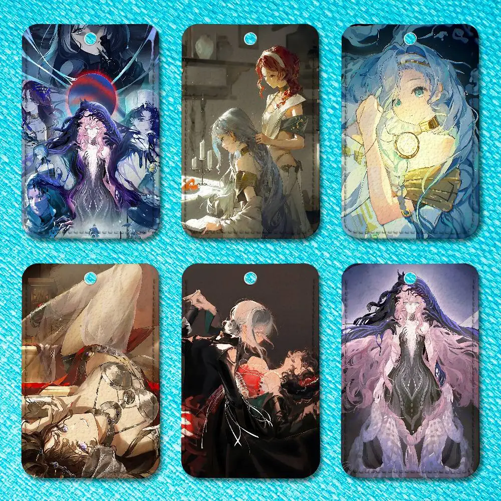 

R-Reverses 1999 Game Premium PU Leather Card for Daily Use Holder Card Case with Metal Carabiner Customizable Design