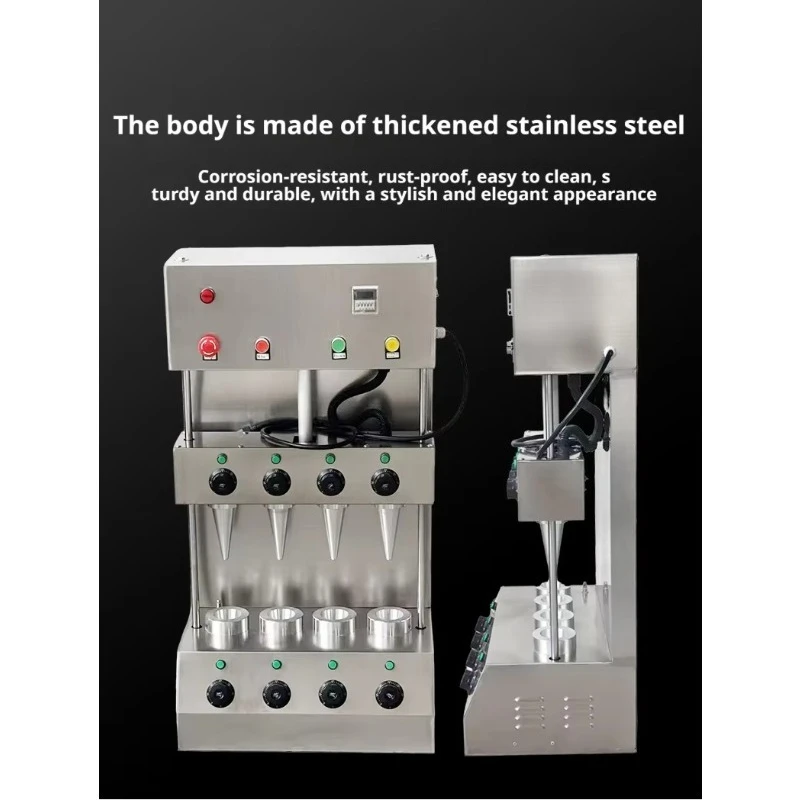 Industrial Edible Cone Making Machine  Candy Chocolate Ice Cream Waffle Cone Machine Coffee Cup Machine