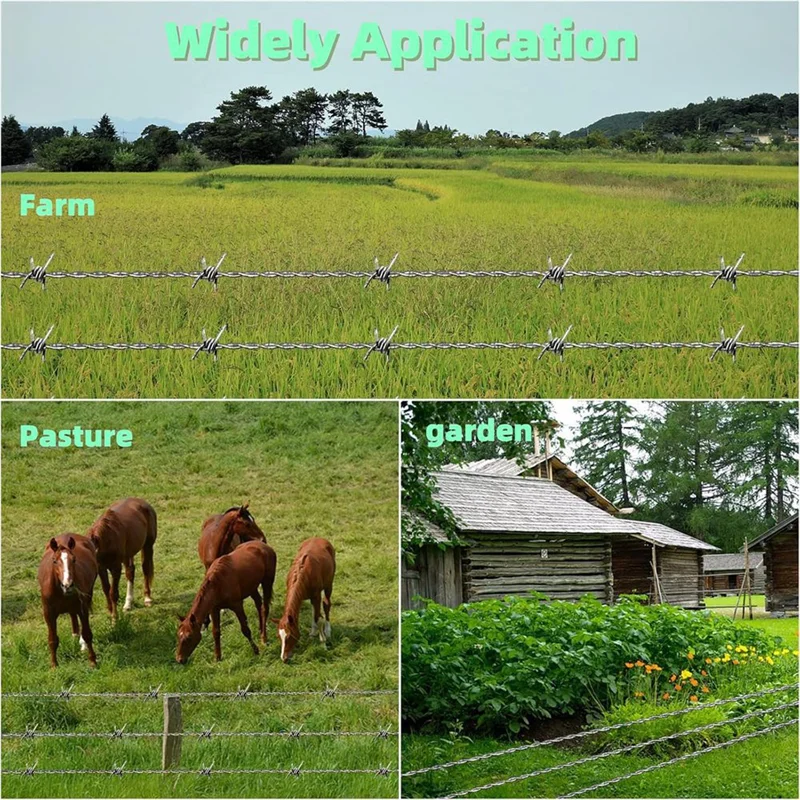 AT43-لشد سياج الأسلاك 20 قطعة 1/4In سياج لشد الأسلاك لتركيب سياج حديقة المزرعة الشائكة