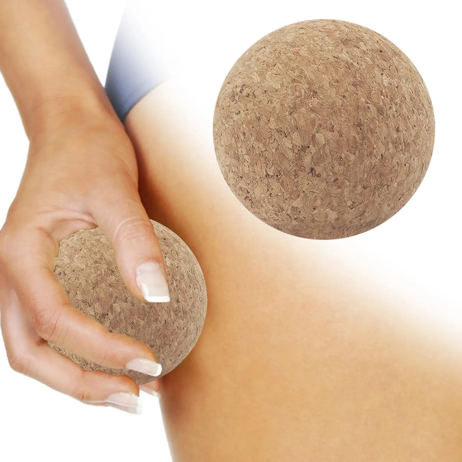 Cork Massage Ball Back Massage Foot Massager Yoga Ball Tension Release Therapy Myofascial Ball Relax Muscles Trigger Point