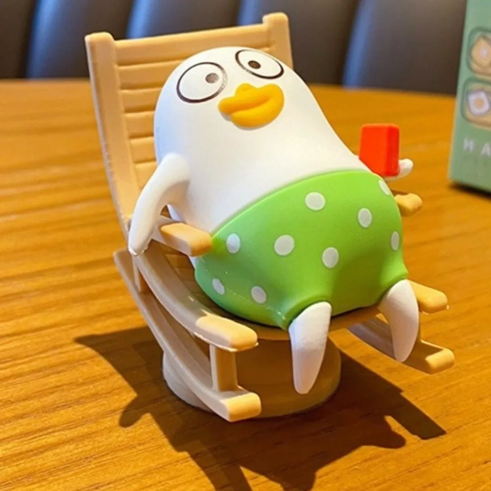 Funny Little Liu Duck Shaking Car Ornaments Statue Cartoon Little Liu Duck Car Decoration Cute Collection Car Bobblehead Figure