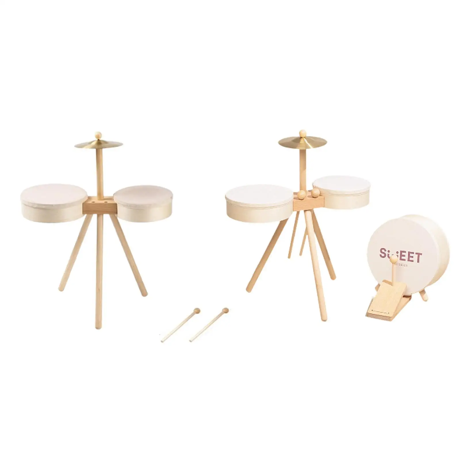 Kleine drumstel Vroeg onderwijs Verjaardagscadeaus voor jongen meisje Muziekspeelgoed Educatief percussie speelgoed Muziekinstrumenten voor kinderen