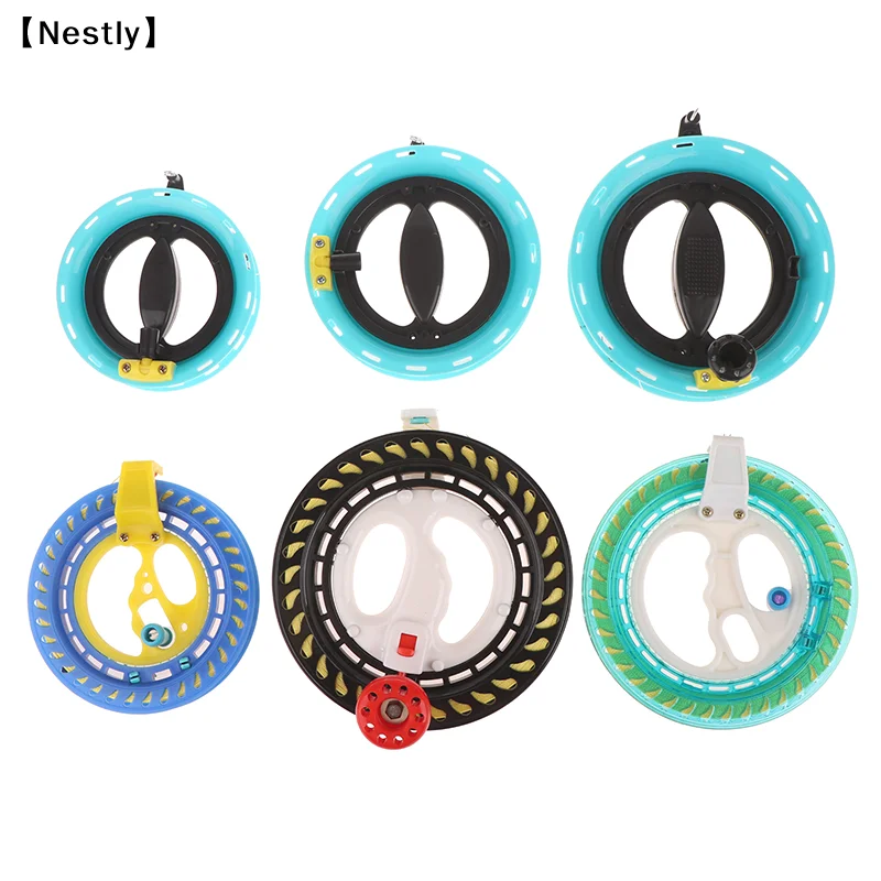 1Pcs Outdoor Round Grip For Fying Kites 100-400M Kite Reel Winder Fire Wheel String Flying Handle Tool Twisted String Line〔Nest〕