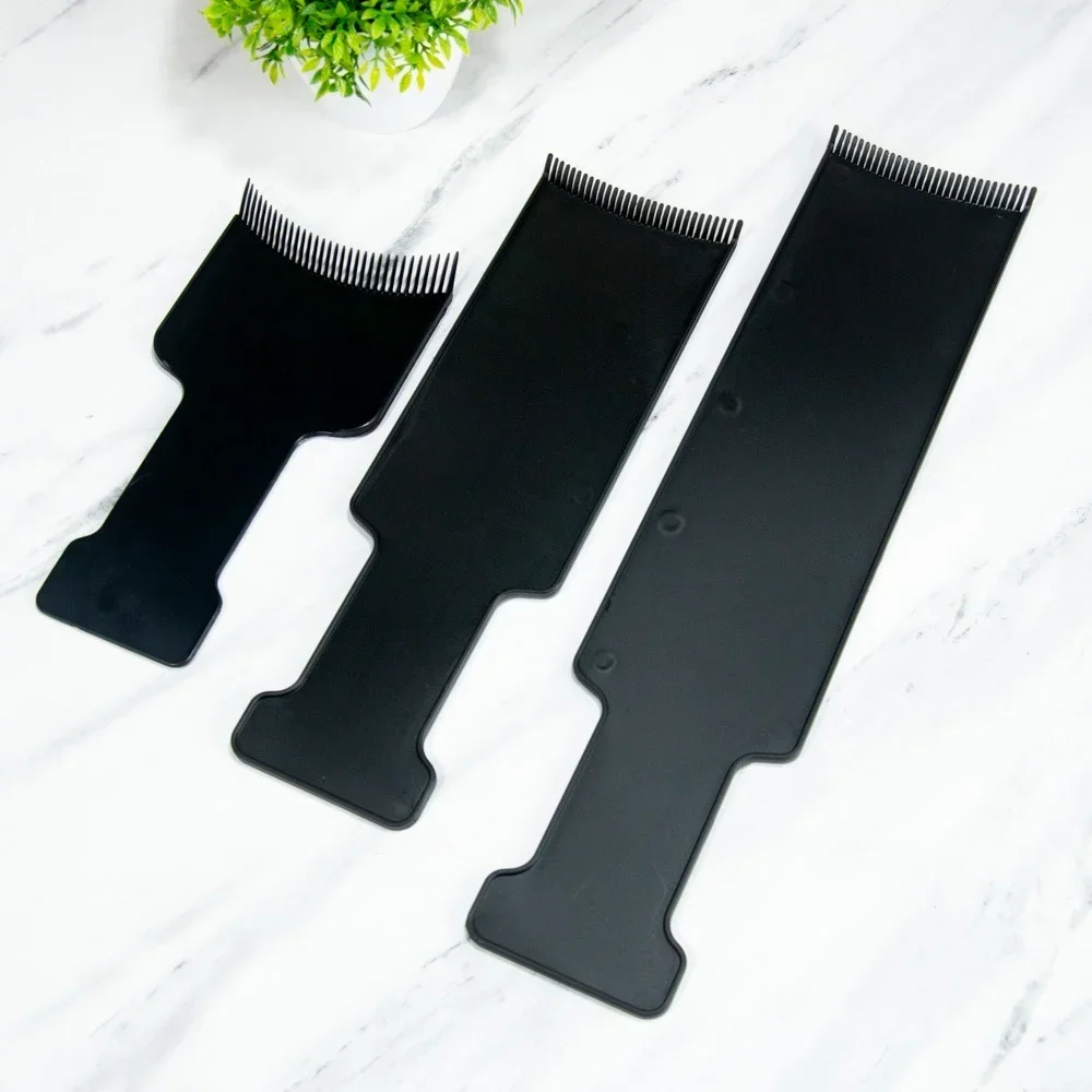 Placa de coloração de cabelo profissional, pente de tingimento de cabelo, escova de cabelo, aplicador de destaque, ferramentas de barbeiro, acessórios de salão de beleza