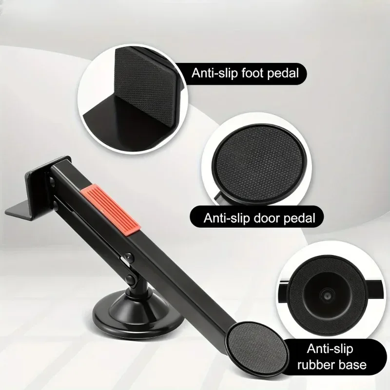 Wooden Door Installation Tool Foot-Operated Door Lifter, Heavy Lifting Aid for Door Fitting Pry Tool Replacement for Manual Hol