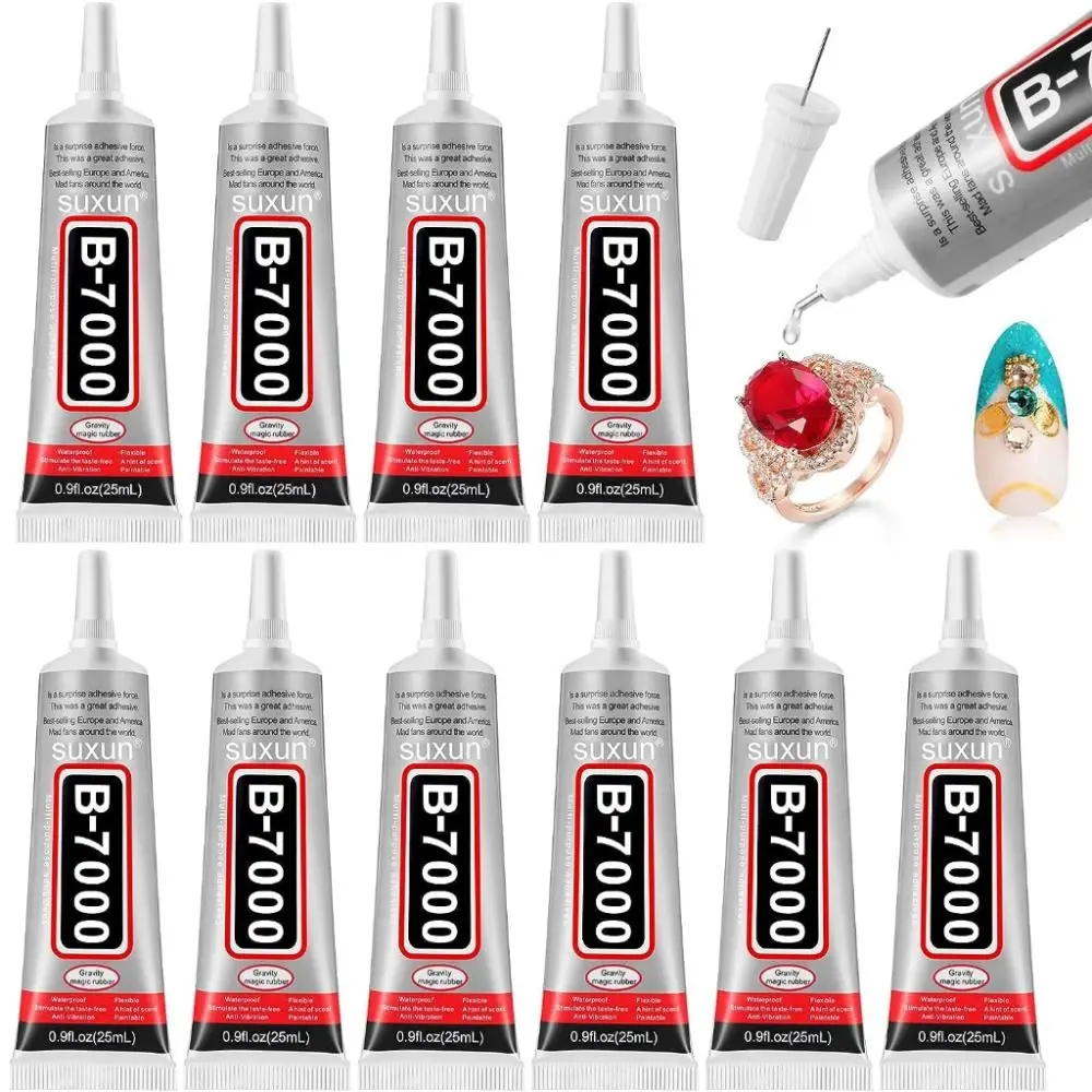 Cola multiúso portátil para reparo do telefone, acessórios adesivos, creme dental DIY, cola da tela, B7000