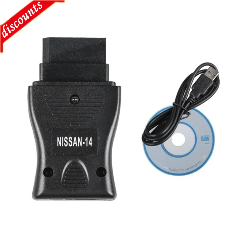 2024 New14 Pin For Nissan Consult Interface USB Car Diagnostic OBD Fault Code Cable Tool