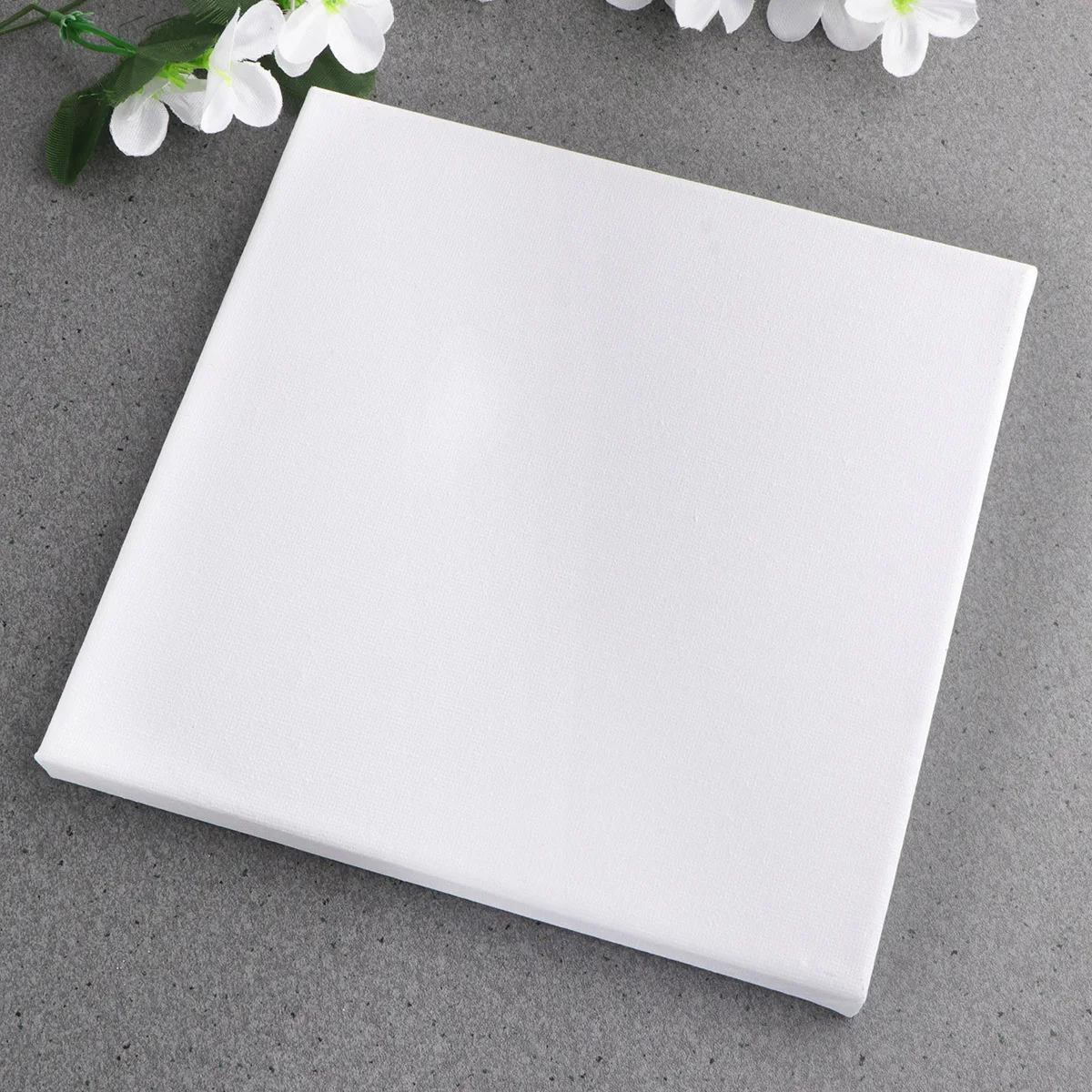 

Professional Square Cotton Oil Painting Canvas 20x20cm Wood Artist Stretched Canvas Panel Ideal for Oil Acrylic Gouache Paint