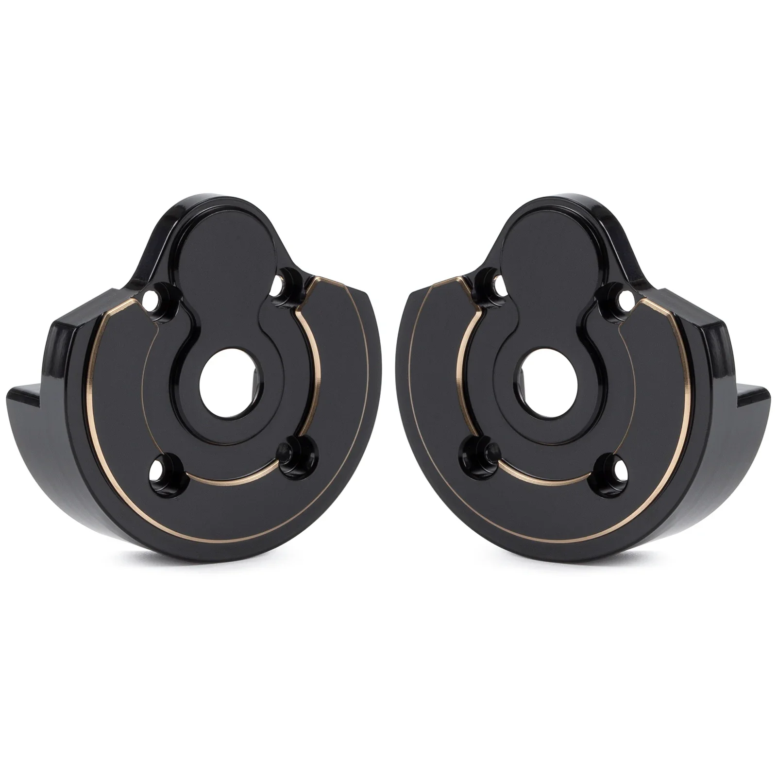 278g Brass Steering Knuckle Weights Set Portal Cover for 1/10 RC Crawler Axial Capra Axle SCX10 III AR45P Low Offset Upgrade