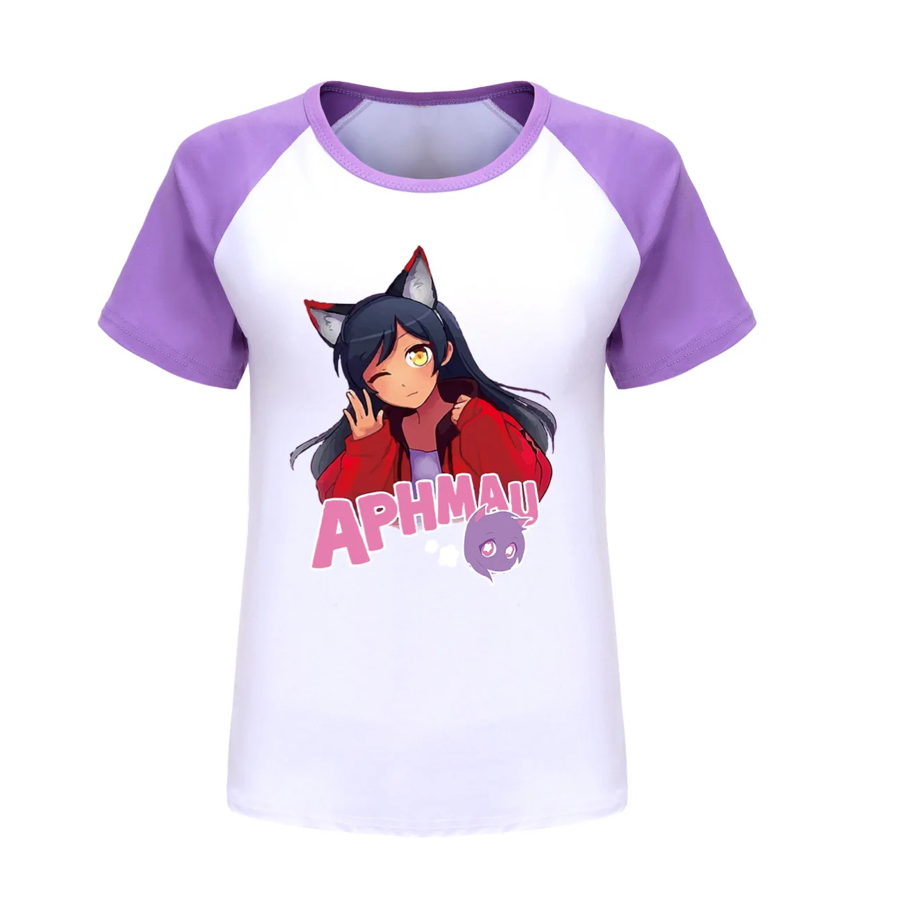 Anime Aphmau Cat Clothes Kids 2024 Summer pigiama set Toddler Girls Lycan Aaron Nightwear bambini manica corta Casual Sleepwear