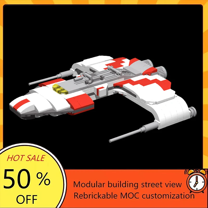 

Набор для сборки космического корабля из 212 деталей: популярная модель из фильма «Звездные войны», модульный конструктор, технологичный подарок, праздничный набор для детей