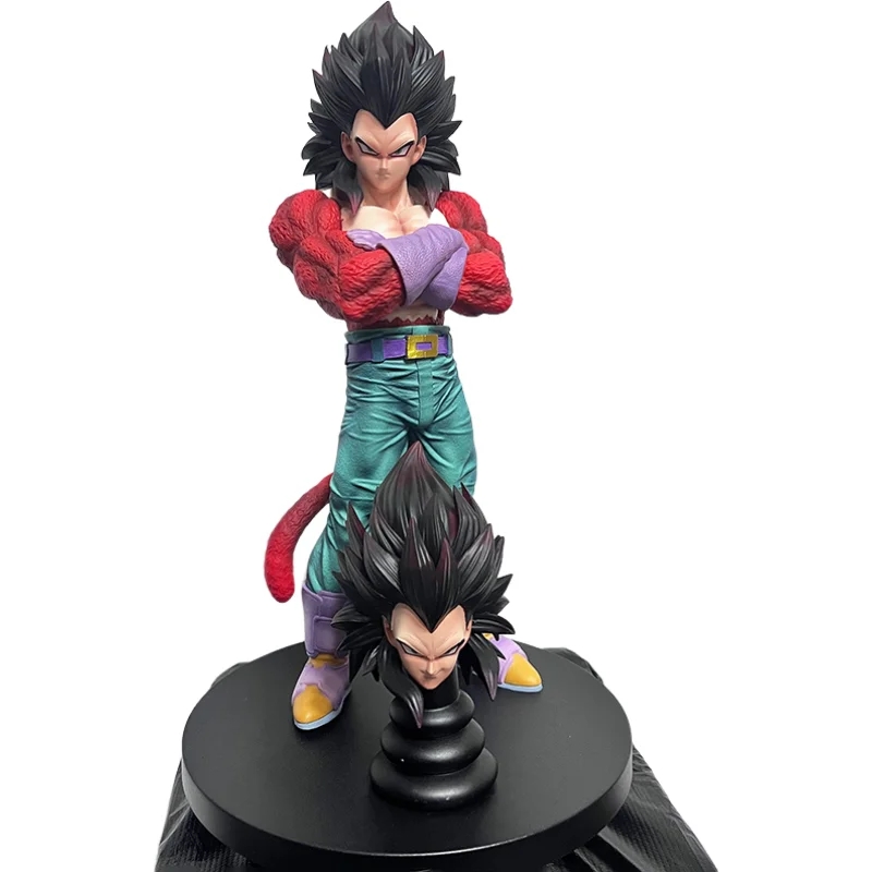 31 centimetri Dragon Ball Vegeta Super Saiyan 4 Posizione In Piedi Anime Figura Modello Gk Collezione di Statue Decorazione Del Desktop Ornamento Giocattolo