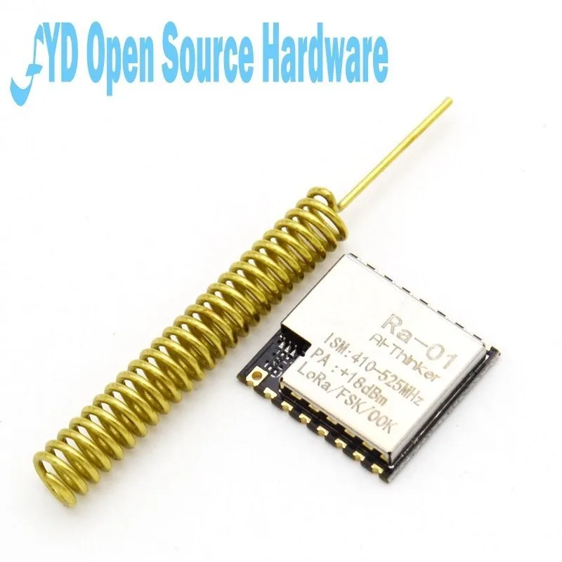 5PCS Ra01 Ra02 SX1278 LoRa Spread Spectrum Wireless Module 433MHz Wireless Serial Port UART Interface Ra-01 Ra-02