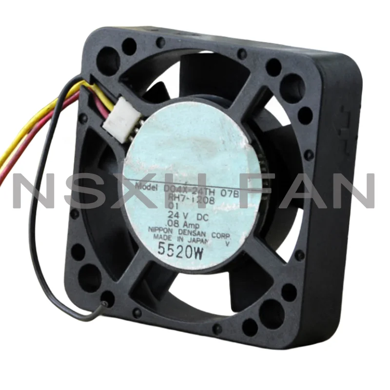 ORIGINAL JAPAN 4010 24V 0.08A 3WIRES COOLING FAN D04X-24TH 07B