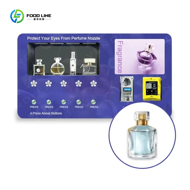 

5 Heads Custom Fragrance Perfume Spray Vending Machine