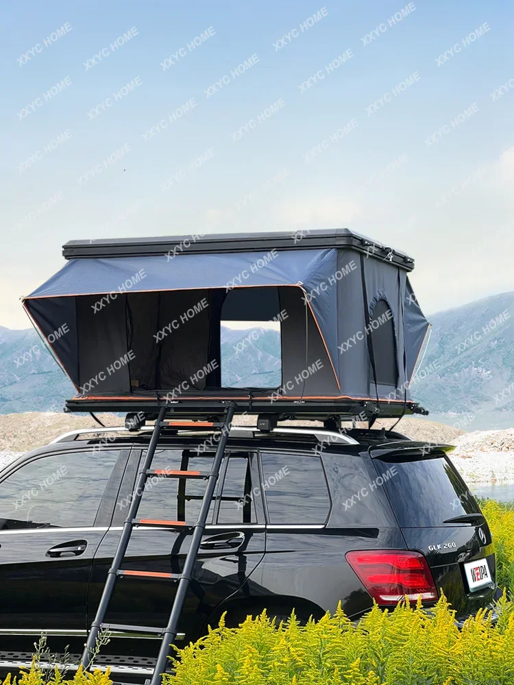 Roof Tent Aluminum Alloy Hydraulic Automatic Outdoor Self-Driving Camping Warm Thickened Car Tent