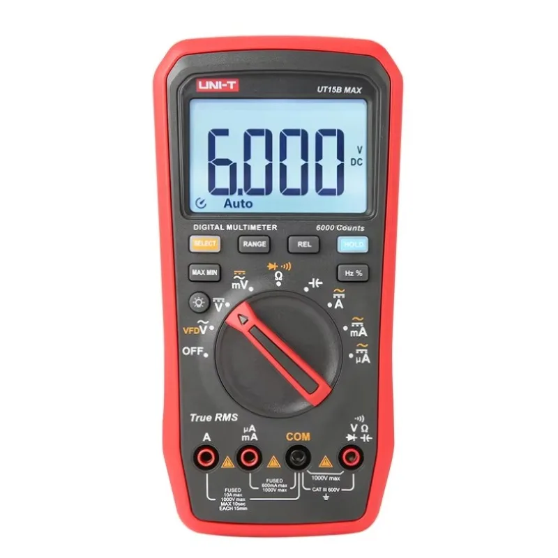 UNI-T UT15B MAX/UT17B MAX/UT18B MAX Digital Handheld Multimeter True RMS