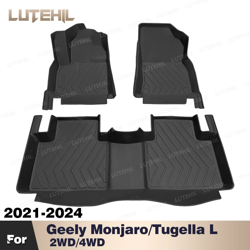 

All-Weather TPE Floor Mat For Geely Monjaro/Tugella L 2WD/4WD 2021-2024 2023 2022 Carpet Auto Interior Protector Accessories