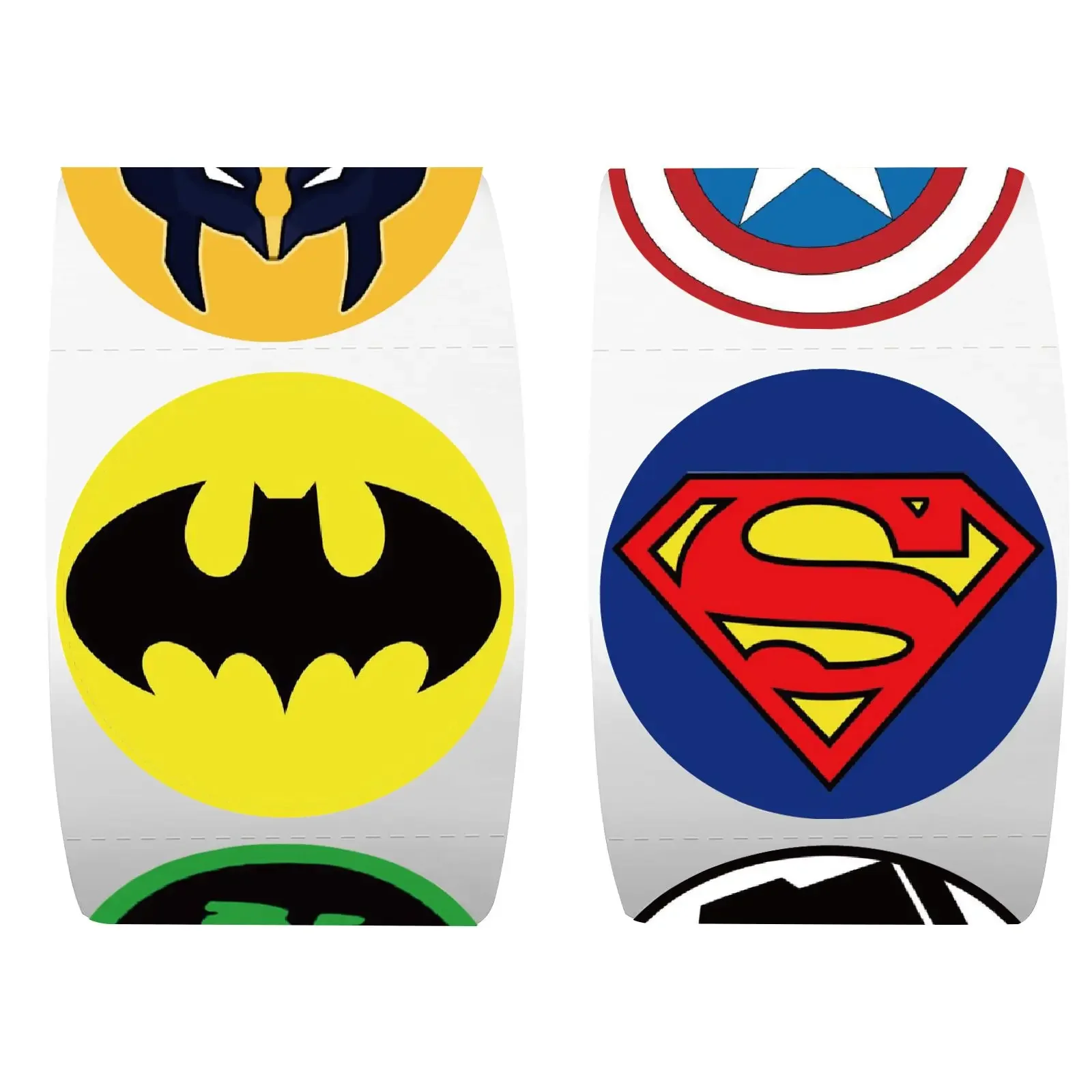 สติกเกอร์ลายการ์ตูนซูเปอร์ฮีโร่มาร์เวล 500 ชิ้น/ม้วน สำหรับตกแต่งแล็ปท็อป ของขวัญ ของรางวัล ของเล่น