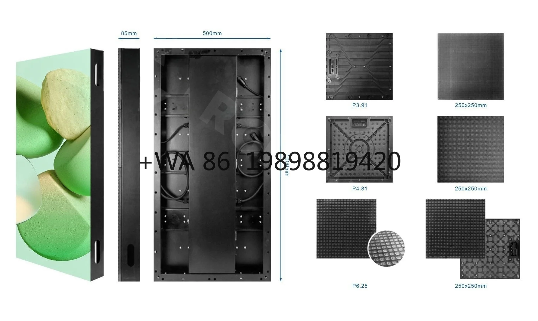 Customizable Waterproof and Shock-resistant LED Display Device Interactive LED Stage Floor Tiles Display Screen for Stage