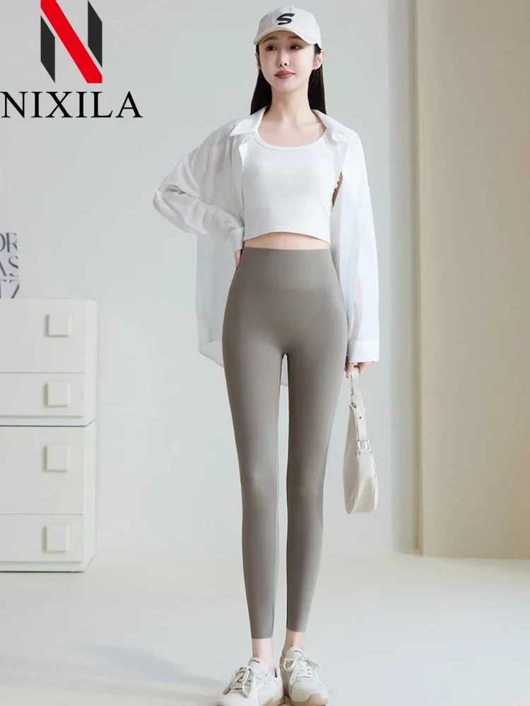 Leggings da yoga a gamba larga da donna primavera estate Abbigliamento da lavoro fitness a compressione ad alta elasticità con tasche Sensazioni comode