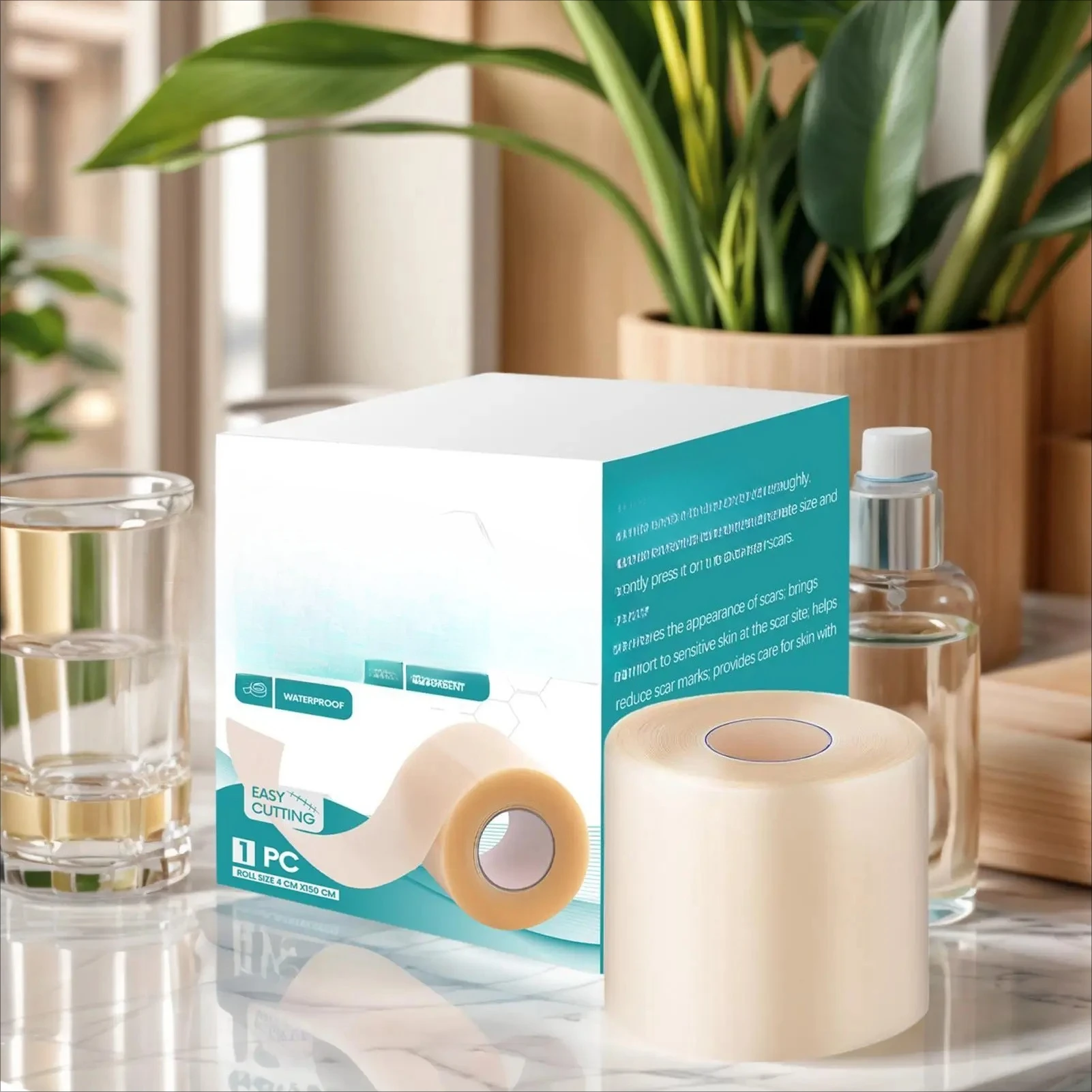 

Силиконовый пластырь для шрамов, гидроколлоидный рулон, самоклеящаяся повязка для патчей ydrocolloid, очень впитывающая пластырь для сжигания блистеров, ухода за ранами