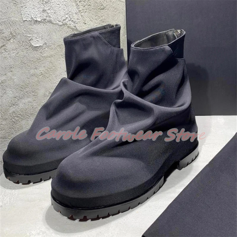 Pleated Nylon Cloth High Top M - Men'S Shoes To Increase Height recension och pris