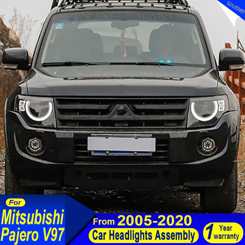 

Car Headlights For Pajero V93 V97 V87 2005-2021 LED Car Lamps Daytime Running Lights Dynamic Turn Signals Car Accessories